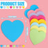 Teling 48 Pcs Heart Sticky Notes, 2160 Sheets Heart Shaped Sticky Notepads, 3 x 3" Cute Self Sticky Notepads Colorful Power Heart Note for Valentine's Day Office School and Home Reminders, 8 Color