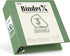 Sooez BinderX 3 Inch 3 Ring Binder, D-Ring Large Binder, Holds 300 Sheets, Customizable Clear View Cover