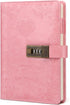 Toplive Diary with Lock, A5 Locking Vintage PU Leather Journal Notebook for