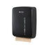 Commercial San Jamar Timeless Folded/Multifold Paper Towel Dispenser for Bathroom and Kitchen, Black, Universal Paper