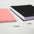 Yoment Top Spiral Notebooks - Large Bullet Lined Journal, 300 Pages, 7" x 10", Waterproof Cover for Work (Black)