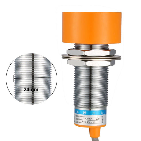 uxcell 20mm Inductive Proximity Sensor Switch Detector NPN NO DC 6-36V for 3D Printer Probe Bed Leveling