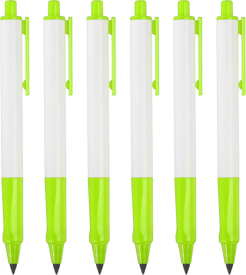PATIKIL Inkless Pencil, 6 Pack Eternal Pencil Forever Pencils Replaceable Nib for Writing Drawing Office Supplies