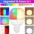 Yochoice 2-Pack Bulb E26 Dimmable Bulb 3 12 Bulb Rechargeable Battery Operated Light with Remote Control, Battery