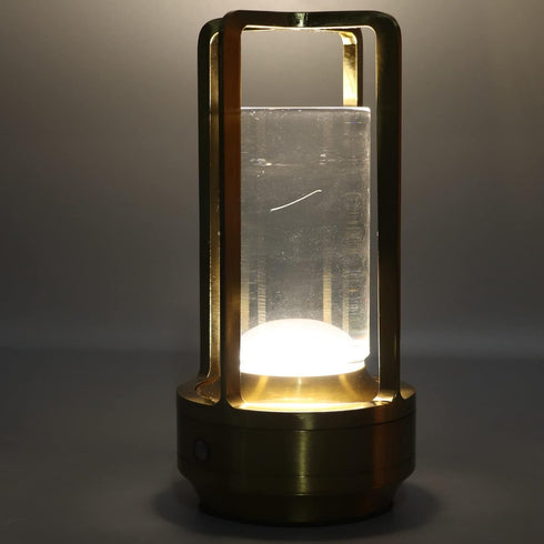 3 Dimming Cordless Table Lamp, Color Stepless LED Table Light Bedside Nightstand Lamp with Acrylic Lampshade