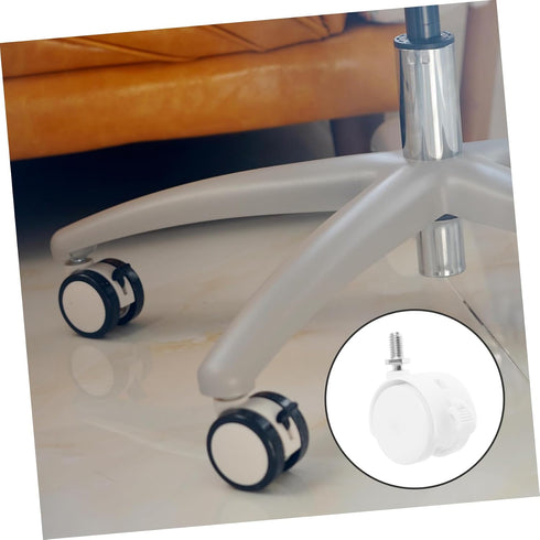 4pcs Cabilock Locking Caster Wheels Replacement Swivel Casters Brake for Office Furniture Gaming Chair and Rolling