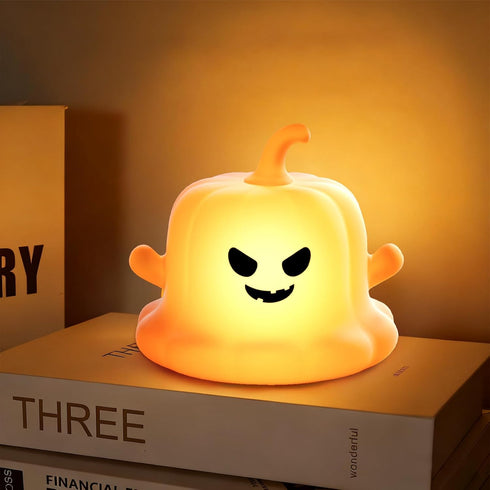 Dealswin Christmas Stocking Stuffers Girls Cute Birthday Gift Pumpkin Silicone Night Light