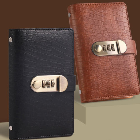 GINTBN 100 Lock,7"4.2" Envelopes Money Saving Challenge Book with Password Savings Challenges Book Budget Planner