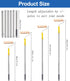 HpCuales Set 3pcs 9Inch (8FT Paint Roller Kit,Paint Roller Brush Stainless Steel Pole and Roller Covers,Multi-Function