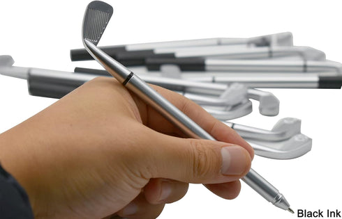 Maydahui 45PCS Golf Ballpoint Pen, Mini Golf Clubs Pens, Black Gel Ink for Golfers, Office Desk Accessories