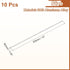 uxcell 10Pcs 1/16"(2mm) Dia Round Aluminum Rod, 12"(305mm) Long 6063 Solid Lathe Bar Stock for DIY Crafts