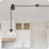 bociloy 2 Sets 2.75 Rustic Metal Pulley Wheels, Wall Ceiling Mount for Plug in Pendant Light Industrial Vintage Hanging