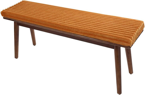 SUCADA 80x30cm, 5cm Settee 30D Indoor Bench Cushion Orange Long Dining Bench Cushions for Indoor Furniture, Thick