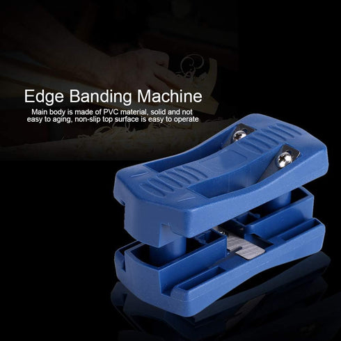 Edge Banding Trimmer Tool, Mini PVC Melamine Wood Edge Banding Machine for Manual Tail Trimming Woodworking