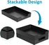 Stackable Letter Tray Paper Organizer, A4 Size Desk Organizer for Letter Paper, Plastic Holder for Office