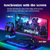 RZJSKJZM (27 inch) Monitor LED Backlights, LED Strip Light Sync with Screen Color/Music, Computer Light Bar Behind