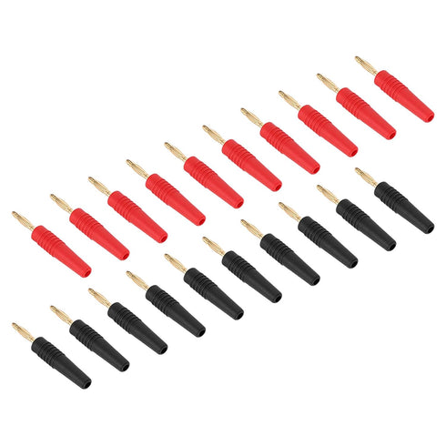 5 Set Banana Plug Wire Kit 10A, Solder Connect 2mm Test Cable, Electrical Inspection Tool for Home Industry
