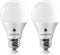 LUXRITE A19 LED Dusk to Dawn Light Bulbs Outdoor Lighting, 60 Watt