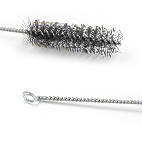 Utoolmart Wire Tube Brushes, Stainless Steel Bottle Bristle Cleaning Spiral Power Pipe Brush, 5pcs