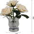 3 Dimmable, Rechargeable LED Color Changing Flower Light, Battery/Plug-In Artificial Rose Lamp, Romantic Pink Rose
