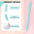 Teling 100 Pcs Ballpoint Pens, Retractable Comfortable Writing Pens in Medium Point 1.0 mm for Office Supplies
