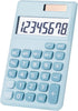 Basic Calculator, Cute Pocket Size Mini Desktop Calculators for School, Office, Home (Light Blue)