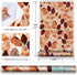 Y273A Vintage Leaf Peel and Stick Wallpaper, 17.7in x 9.8ft, Brown/Yellow Leaves