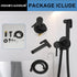 Set Homevacious Handheld Bidet Sprayer Faucet for Toilet with Hot and Cold Rough-in Valve Adjustable Water Pressure