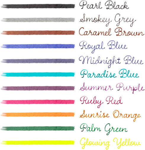 Kaweco Fountain Pen Ink Cartridges, Ruby Red, Pack of 6, Vegan