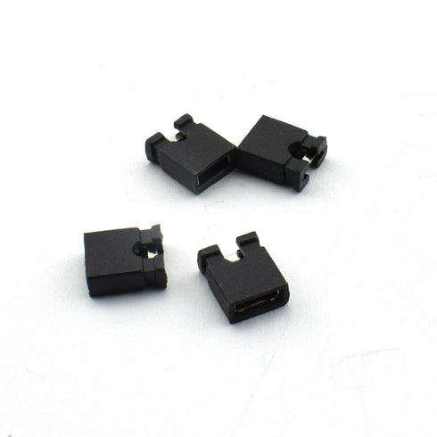 ZYAMY 30pcs Black Jumper Caps 2.54mm Standard Circuit Board Shunts Short Circuit Connection Pin Blocks