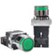 BOQZPZR 2Pcs NP2-BW3361 12V LED Start Switch Self Reset Nomally Open Button,Industrial Equipment