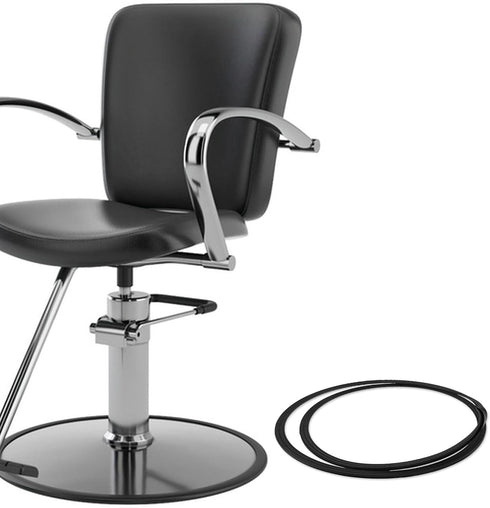 45cm Salon Chair Ring Gasket Replacement Rubber Base Floor Protector Silicone Chair Leg Pad for Hair Stylist Salon