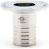 QiiMii SS304 1.5" Tri Clamp to 1" Hose Barbed Adapter, Sanitary Hose Pipe Fitting