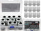 3/4"NPT Waterproof Cable Glands, Nylon PA66 Plastic, Adjustable Locknut for 13-18mm Cable Diameter (12pcs)