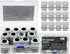 3/4"NPT Waterproof Cable Glands, Nylon PA66 Plastic, Adjustable Locknut for 13-18mm Cable Diameter (12pcs)