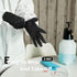 Powder-Free Nitrile Exam Gloves, 3 Mil Non-Sterile Disposable Cleaning Gloves, Latex Free Food Prep Cooking Gloves