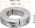 4pcs Shaft Collar 35mm Bore Aluminum Alloy Set Screw Split Clamp-On Collars, 60mm OD, 15mm Width, for Wheel Barrow Axle, Gearbox Assemblies, Machine Tools, Industry, Anodization