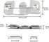 10 Sets Flush Mount Bracket with Screws, Heavy Duty Picture Hangers for Wall Hanging