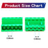 5 Pin Male & Female Phoenix Type Connector No Soldering Green PCB Screw Terminal Block 2 Set 5.08mm 5 Pole
