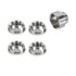 VOSANTU 1/2-13 304 Stainless Steel Anti-Theft Locking Nuts 13TPI Security Hardware Kit for