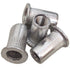 Aluminum Flat Head M6 Blind Insert Rivet Nut, 6mm, Pack of 25