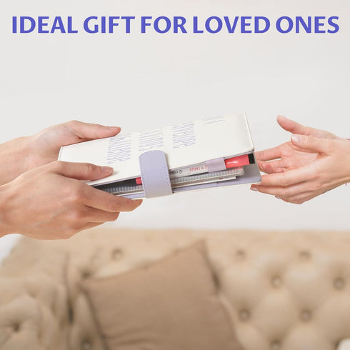 ONEDONE 100 Envelopes Money Saving Challenge Binder A5, Cash Envelopes and Erasable Marker for Saving