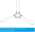 2.8" 20 Pack 3 PATIKIL Lampshade Spring Clip, Metal Fixing Spring Clip Forks Light Shade Adapter for Pendant Lamps