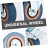 Industrial Swivel Caster Wheels - Heavy-Duty Rolling Cart Accessories