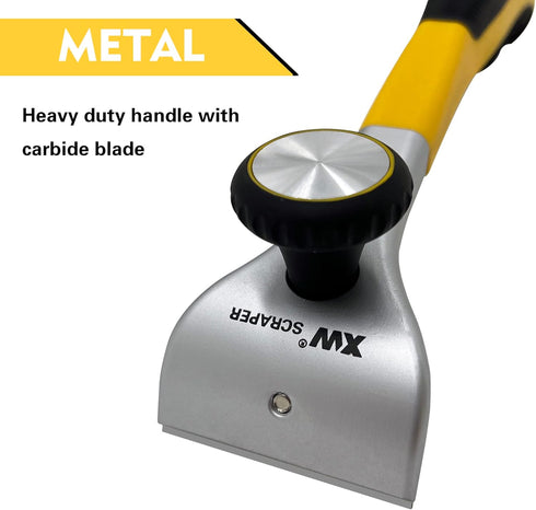 XW Heavy Duty Carbide Scraper, 2-3/8" Paint Remover Tool, Extra Carbide Blade Included
