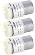 Walfront 3Pcs DC 6V Micro Diaphragm Pump, 3L/min Miniature Water Air Vacuum Motor for Fish Tank