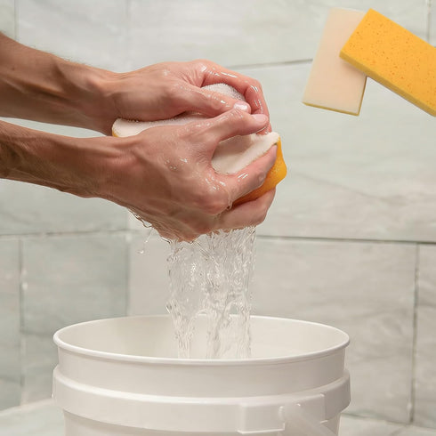 OROZCOR 6 Pack 9 4.6 1.6Inch (6) Drywall Sanding SpongeReusable Drywall Wet Sanding Sponge, x x Dusting Sponge