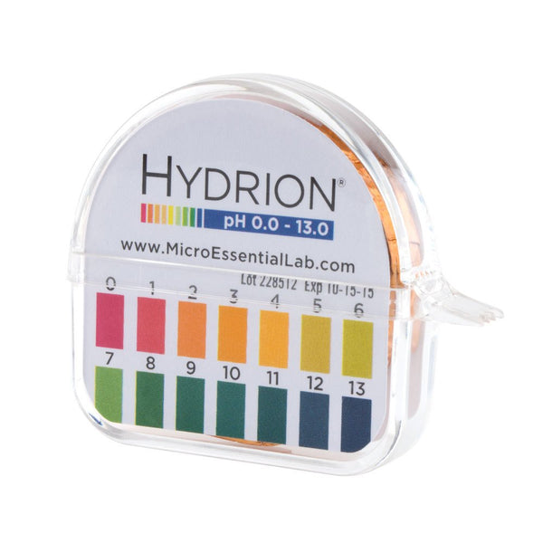 Hydrion pH Paper (93) with Dispenser and Color Chart, Full Range Insta Chek pH 0-13