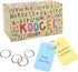 Koogel 1080 Pcs Colored Index Cards, 6 Kinds of Blank Notecards for School Learning and Recipes