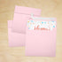 LUXPaper Candy Pink Square Invitation Envelopes | Peel & Press | 5 1/4" x 5 1/4" | 50 Qty | 80lb. Text
